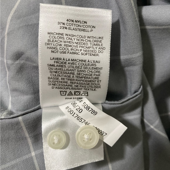 Simple pattern men’s button up shirt - Picture 5 of 5